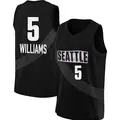 Men's Gabby Williams ＃5 Rebel Edition Victory Black Seattle Storm 2021 Jersey