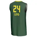 Men's Jewell Loyd ＃24 Replica Green Seattle Storm Lightweight Jersey