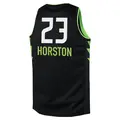 Men's Jordan Horston ＃23 Black Seattle Storm 2024 Rebel Edition Jersey