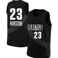 Men's Jordan Horston ＃23 Rebel Edition Victory Black Seattle Storm 2021 Jersey