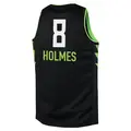 Men's Joyner Holmes ＃8 Black Seattle Storm 2024 Rebel Edition Jersey