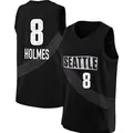 Men's Joyner Holmes ＃8 Rebel Edition Victory Black Seattle Storm 2021 Jersey