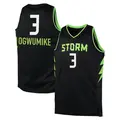 Men's Nneka Ogwumike ＃3 Black Seattle Storm 2024 Rebel Edition Jersey