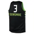 Men's Nneka Ogwumike ＃3 Black Seattle Storm 2024 Rebel Edition Jersey