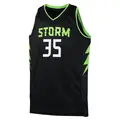 Men's Victoria Vivians ＃35 Black Seattle Storm 2024 Rebel Edition Jersey