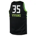 Men's Victoria Vivians ＃35 Black Seattle Storm 2024 Rebel Edition Jersey