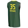 Men's Victoria Vivians ＃35 Replica Green Seattle Storm Lightweight Jersey