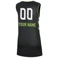 Women's Custom ＃00 Black Seattle Storm 2024 Rebel Edition Jersey