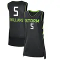 Women's Gabby Williams ＃5 Black Seattle Storm 2024 Rebel Edition Jersey