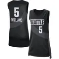 Women's Gabby Williams ＃5 Rebel Edition Victory Black Seattle Storm 2021 Jersey