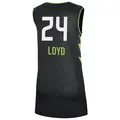 Women's Jewell Loyd ＃24 Black Seattle Storm 2024 Rebel Edition Jersey