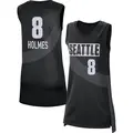 Women's Joyner Holmes ＃8 Rebel Edition Victory Black Seattle Storm 2021 Jersey