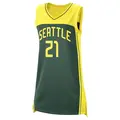 Women's Mercedes Russell ＃21 Explorer Edition Victory Green Seattle Storm 2021 Jersey