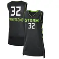 Women's Sami Whitcomb ＃32 Black Seattle Storm 2024 Rebel Edition Jersey