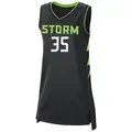 Women's Victoria Vivians ＃35 Black Seattle Storm 2024 Rebel Edition Jersey