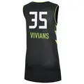 Women's Victoria Vivians ＃35 Black Seattle Storm 2024 Rebel Edition Jersey