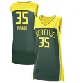 Women's Victoria Vivians ＃35 Explorer Edition Victory Green Seattle Storm 2021 Jersey