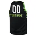 Youth Custom ＃00 Black Seattle Storm 2024 Rebel Edition Jersey