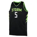 Youth Gabby Williams ＃5 Black Seattle Storm 2024 Rebel Edition Jersey