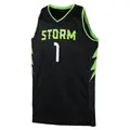 Youth Nika Muhl ＃1 Black Seattle Storm 2024 Rebel Edition Jersey