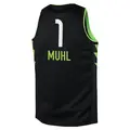 Youth Nika Muhl ＃1 Black Seattle Storm 2024 Rebel Edition Jersey