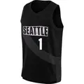 Youth Nika Muhl ＃1 Rebel Edition Victory Black Seattle Storm 2021 Jersey